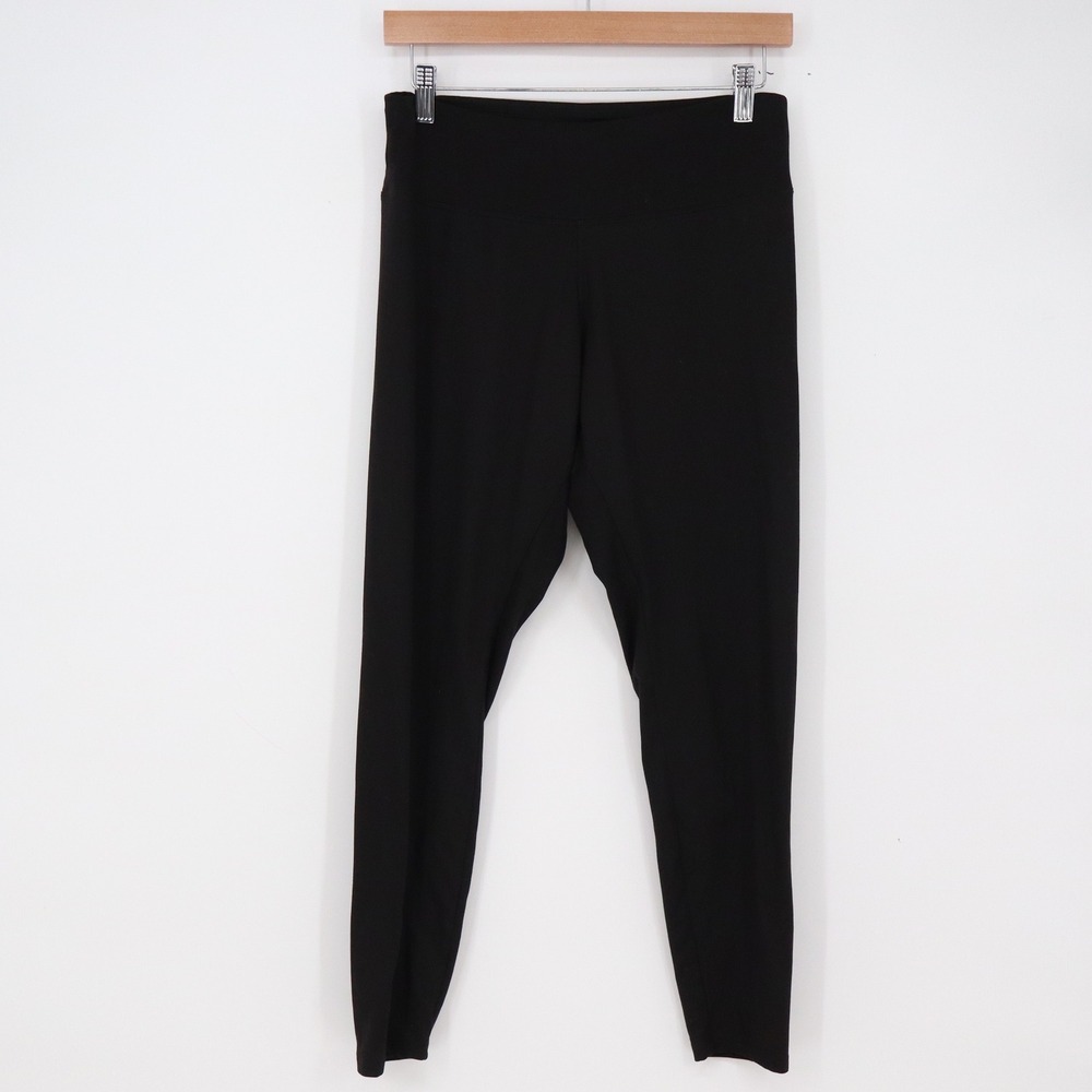 Unknown Leggings Womens S Black High Rise Athletic Stretch Solid Excellent